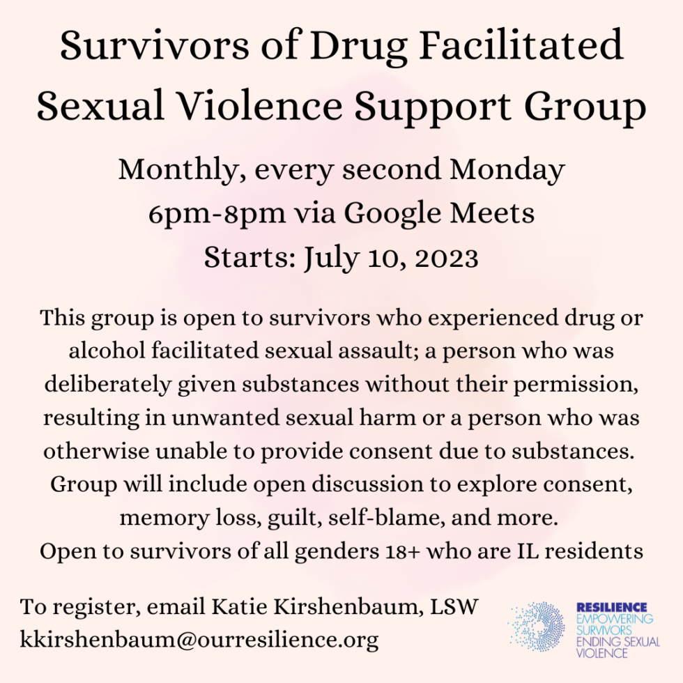 Drug Facilitated Sexual Assault Group - Resilience